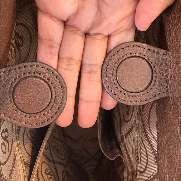 Brighton Ferrara Brown Embossed Large Leather
Tote Bag - Picture 10 of 12